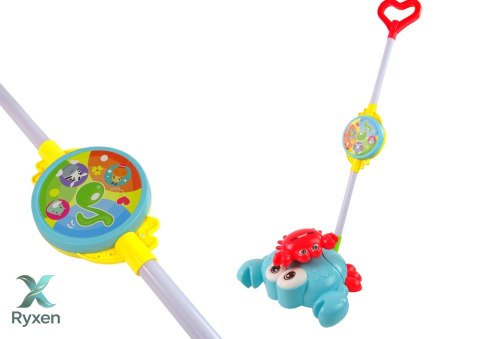 Pchacz Świecący Kiju Krab Niebieski Muzyka LEAN TOYS