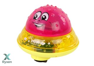 Piłka Wodna UFO Diody Wesoła Muzyka Różowa LEAN TOYS