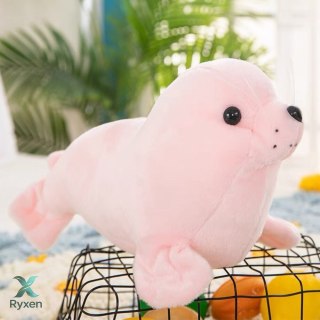 Pluszowa Foczka Pluszak Maskotka Przytulanka Różowa 24cm LEAN TOYS