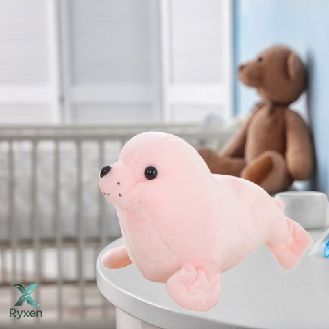 Pluszowa Foczka Pluszak Maskotka Przytulanka Różowa 24cm LEAN TOYS