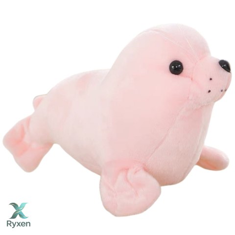 Pluszowa Foczka Pluszak Maskotka Przytulanka Różowa 24cm LEAN TOYS