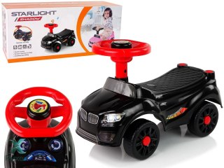 Samochód Jeździk QX-3399-2 Klakson Czarny LEAN CARS