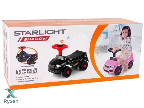 Samochód Jeździk QX-3399-2 Klakson Czarny LEAN CARS