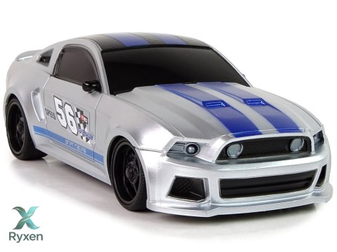 Sportowe Szybkie Auto Zdalnie Sterowane R/C Srebrne 1:24 Speed King LEAN TOYS