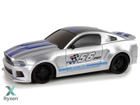 Sportowe Szybkie Auto Zdalnie Sterowane R/C Srebrne 1:24 Speed King LEAN TOYS