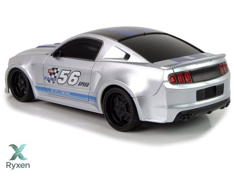 Sportowe Szybkie Auto Zdalnie Sterowane R/C Srebrne 1:24 Speed King LEAN TOYS