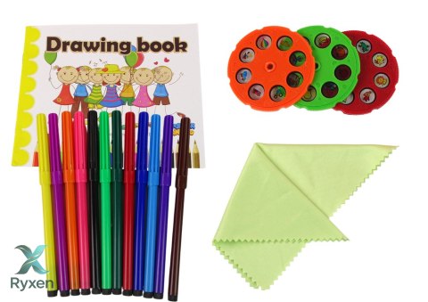 Tablica Projektor Rzutnik Do Nauki Rysowania Dinozaur Różowy LEAN TOYS