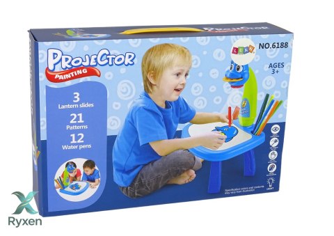 Tablica Projektor Rzutnik Do Rysowania Dinozaur Do Nauki LEAN TOYS