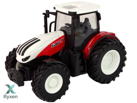 Traktor Rolniczy 1:24 Zdalnie sterowany R/C Pilot Farma Biało Czerwony LEAN TOYS