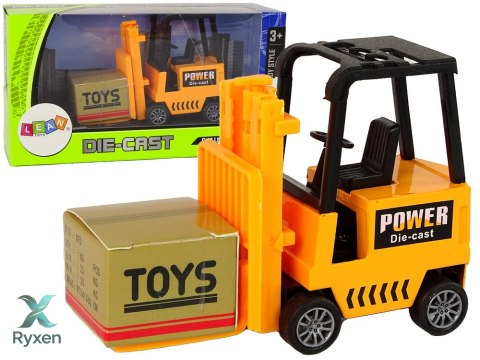 Wózek Widłowy Napęd Frykcyjny Pomarańczowy LEAN TOYS