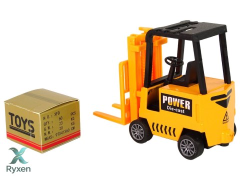 Wózek Widłowy Napęd Frykcyjny Pomarańczowy LEAN TOYS