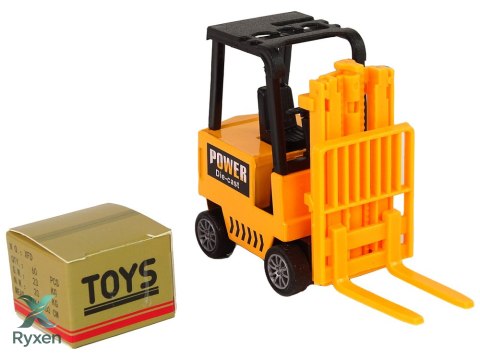 Wózek Widłowy Napęd Frykcyjny Pomarańczowy LEAN TOYS