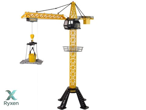 Wysoki Dźwig Żuraw Budowlany 90 cm Pilot R/C Wieża Eiffla LEAN TOYS
