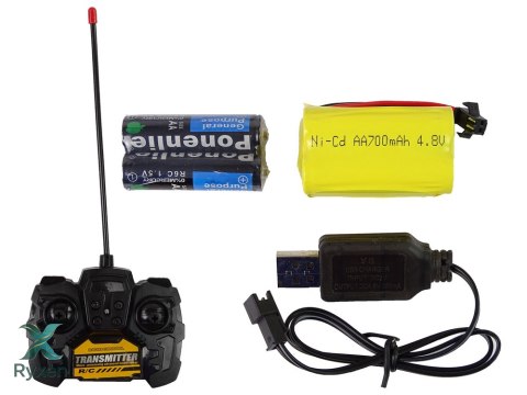 Wysoki Dźwig Żuraw Budowlany 90 cm Pilot R/C Wieża Eiffla LEAN TOYS