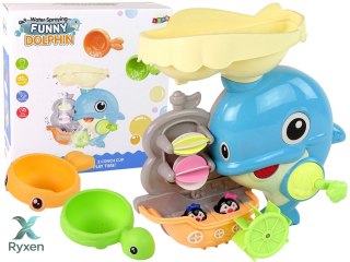 Zabawka Do Kąpieli Delfin Wodospad Wanna Prysznic LEAN TOYS