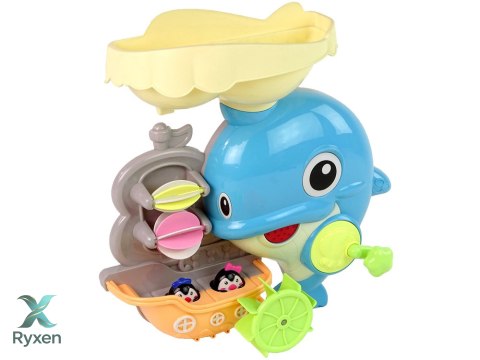 Zabawka Do Kąpieli Delfin Wodospad Wanna Prysznic LEAN TOYS