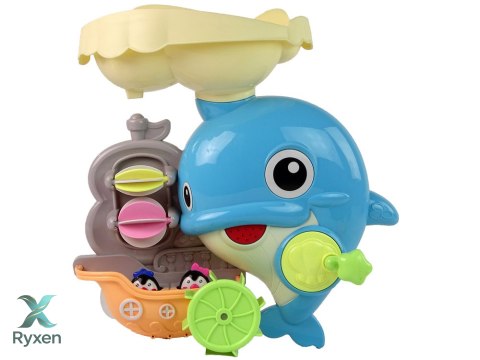 Zabawka Do Kąpieli Delfin Wodospad Wanna Prysznic LEAN TOYS