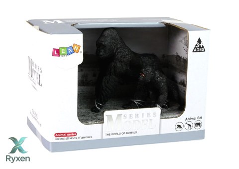 Zestaw 2 Figurek Goryle Goryl z Młodym Zwierzęta Świata LEAN TOYS