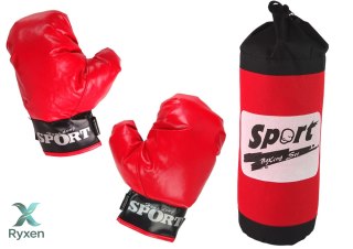 Zestaw Bokserski Worek Rękawice Bokserskie Boxing Set LEAN TOYS