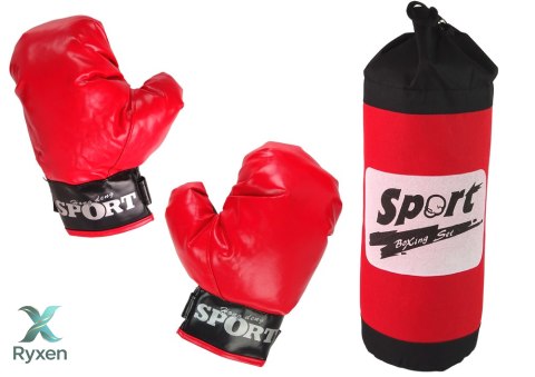 Zestaw Bokserski Worek Rękawice Bokserskie Boxing Set LEAN TOYS