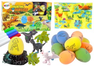 Zestaw DIY Malowanie Jaj Dinozaury LEAN TOYS