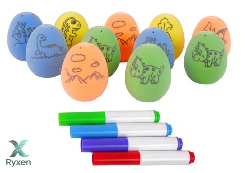 Zestaw DIY Malowanie Jaj Dinozaury LEAN TOYS