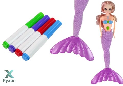 Zestaw DIY Syrena Fioletowa Skarby Wykopaliska LEAN TOYS
