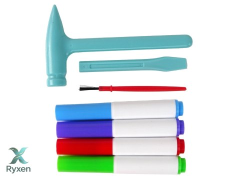 Zestaw DIY Syrena Różowa Skarby Wykopaliska LEAN TOYS