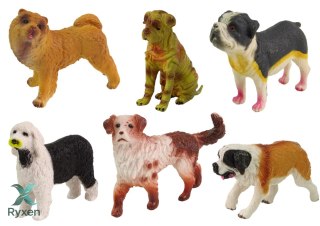 Zestaw Figurek Psy Rasowe 6 elementów LEAN TOYS