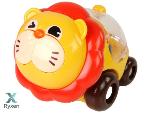 Zestaw Kolorowych Pojazdów Zwierzęta z Kuleczkami LEAN TOYS