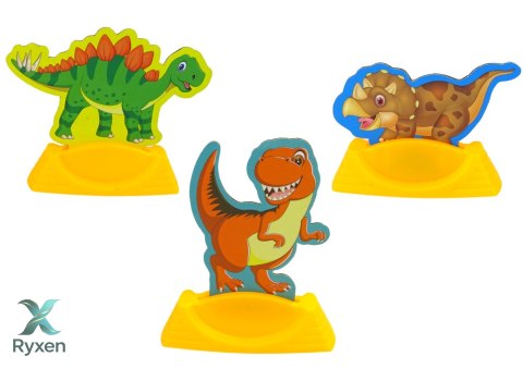 Zestaw Kreatywny DIY Dinozaury Jaja Do Malowania Transporter LEAN TOYS