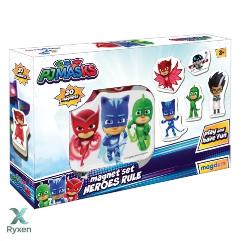 Zestaw Magnesów Pidżamersi Pjmasks ME 5031-32 LEAN TOYS