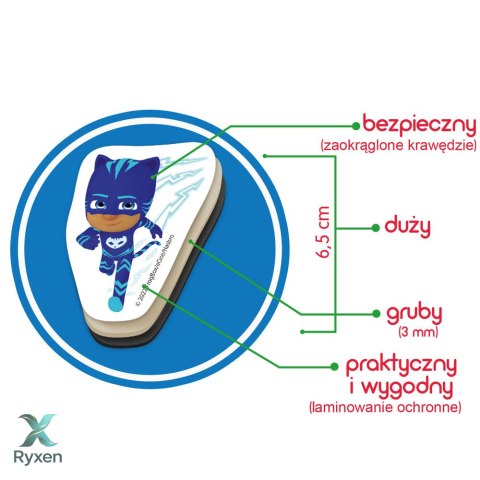 Zestaw Magnesów Pidżamersi Pjmasks ME 5031-32 LEAN TOYS
