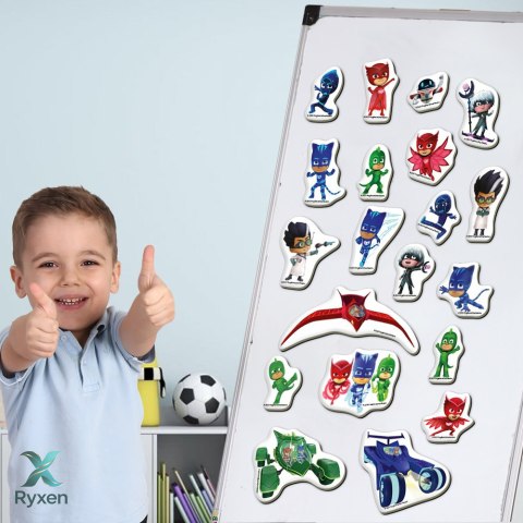 Zestaw Magnesów Pidżamersi Pjmasks ME 5031-32 LEAN TOYS
