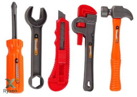 Zestaw Majsterkowicza Narzędzia Zestaw Narzędzi Wiertarka Na Baterie LEAN TOYS