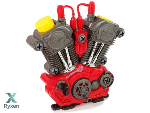 Zestaw Majsterkowicza Silnik Do Rozkręcania Światło Dźwięk LEAN TOYS