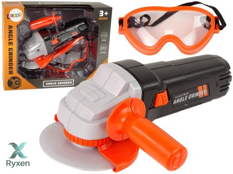 Zestaw Majsterkowicza Szlifierka Na Baterie Okulary Ochronne LEAN TOYS