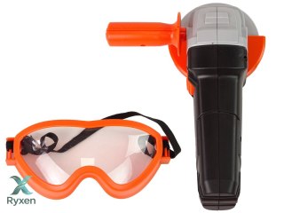 Zestaw Majsterkowicza Szlifierka Na Baterie Okulary Ochronne LEAN TOYS