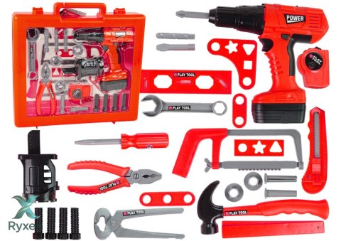 Zestaw Majsterkowicza Wkrętarka Na Baterie Młotek Piła LEAN TOYS