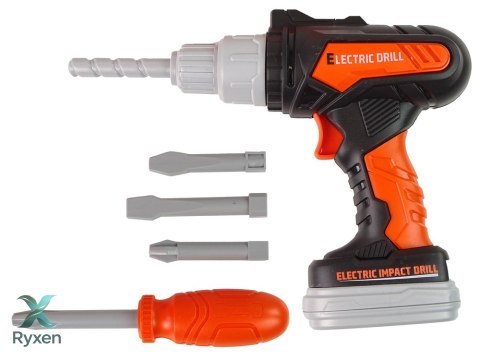 Zestaw Majsterkowicza w Plecaku Kask Narzędzia Pomarańczowy LEAN TOYS