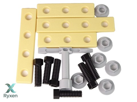 Zestaw Majsterkowicza w Plecaku Kask Narzędzia Pomarańczowy LEAN TOYS
