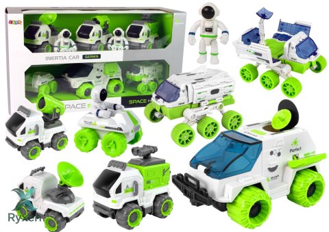 Zestaw Pojazdów Kosmicznych 6w1 Łazik Satelita Astronom Dla Dzieci LEAN TOYS