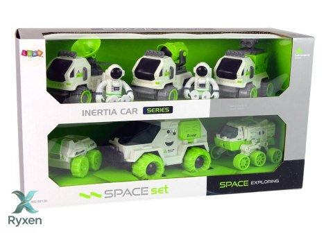 Zestaw Pojazdów Kosmicznych 6w1 Łazik Satelita Astronom Dla Dzieci LEAN TOYS