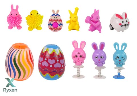 Zestaw Zabawek Wielkanocnych Fidget Toys Antystresowe 18 Elementów LEAN TOYS