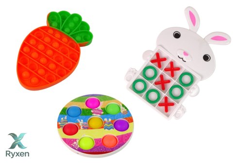 Zestaw Zabawek Wielkanocnych Fidget Toys Antystresowe 18 Elementów LEAN TOYS