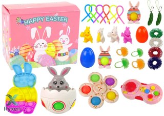 Zestaw Zabawek Wielkanocnych Fidget Toys Antystresowe 29 Elementów LEAN TOYS