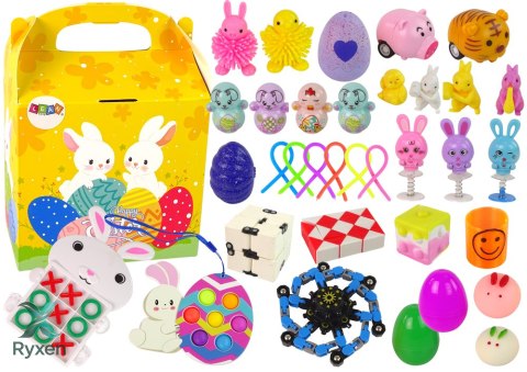 Zestaw Zabawek Wielkanocnych Fidget Toys Antystresowe 36 Elementów LEAN TOYS