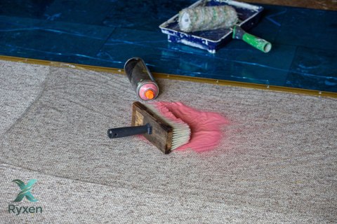 Folia ochronna do dywanów i wykładzin 60cm x 50mb GRUBA 50μm SAMOPRZYLEPNA Made2Protect