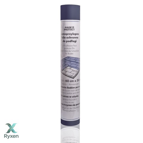 Folia ochronna do podłóg 60cm x 50mb GRUBA 50μm SAMOPRZYLEPNA Made2Protect