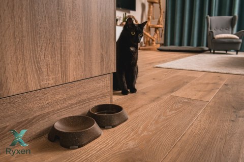 Miska płytka naturalny brązowy ECO FIBOO Fiboo